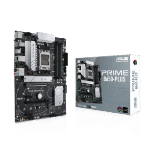 ASUS PRIME B650-PLUS – Socket AM5 | DDR5 | PCIe 5.0 | USB 3.2 Gen 2 | Realtek 2.5Gb LAN | Aura Sync RGB